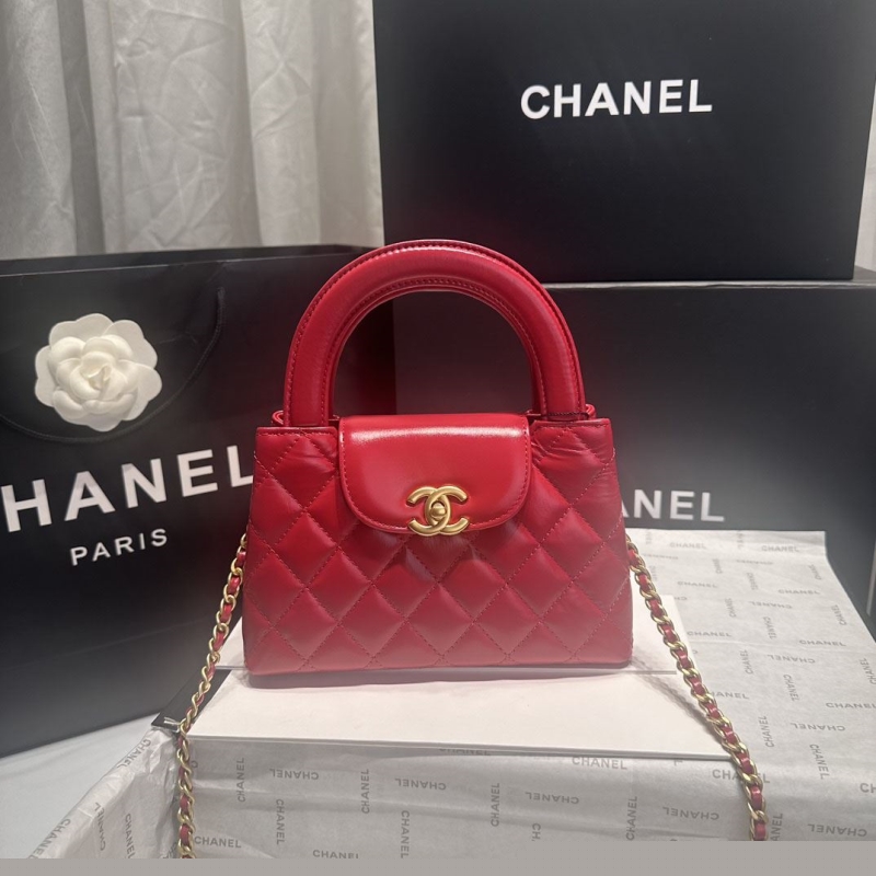 Ch*el top handle bags